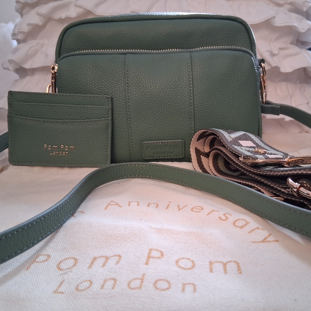 Pom Pom London Original Plus Crossbody Bag NWOT